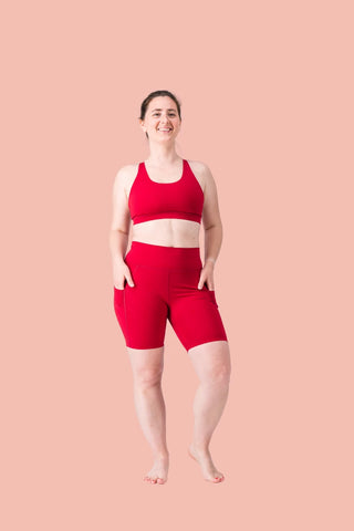 Pack Printemps - La Lumineuse Rouge - Brassière et short