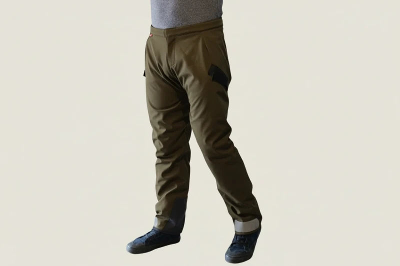 Surpantalon Vélo & Moto Urbanleg MI-SAISON kaki