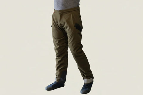 Surpantalon Vélo & Moto Urbanleg MI-SAISON kaki