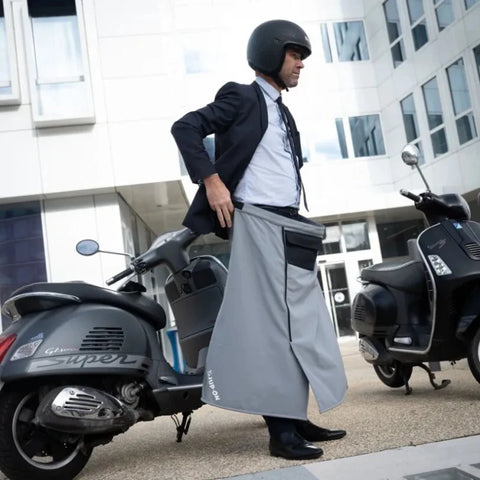 Tablier Scooter Dryfits Noir / Gris