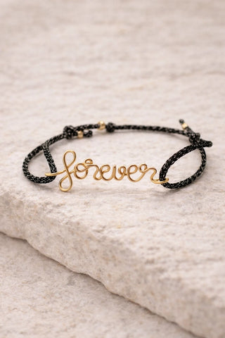 Bracelet Cordon Personnalisé – Gold filled 14k