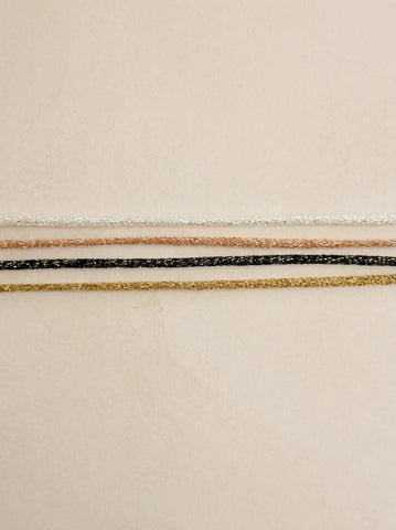 Bracelet Cordon Personnalisé – Gold filled 14k