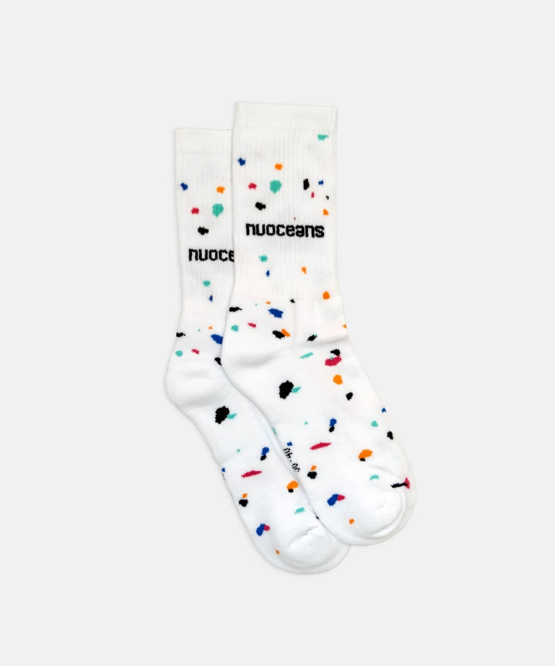 SPECKLED SOCKS | White
