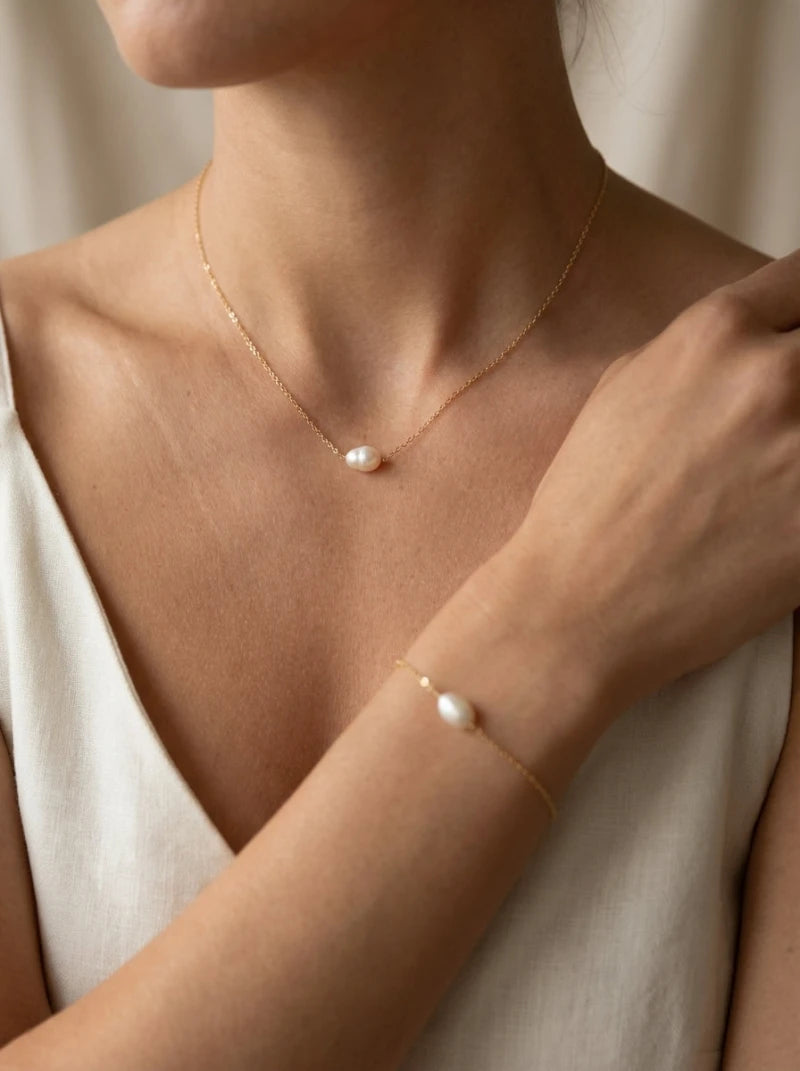 Bracelet Ma Perle - Gold Filled 14k et Perle de Culture