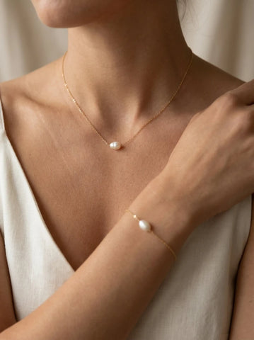 Bracelet Ma Perle - Gold Filled 14k et Perle de Culture