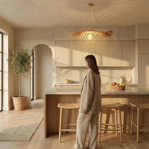 Cygne teinté chêne | Suspension