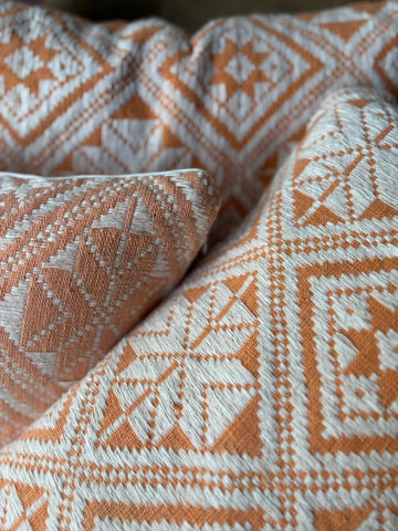 Housse de coussin Dokmai clémentine