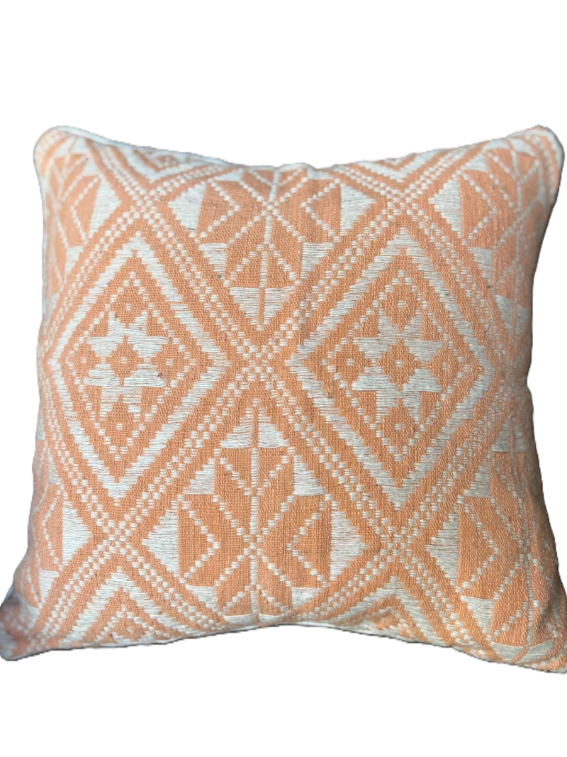 Housse de coussin Dokmai clémentine