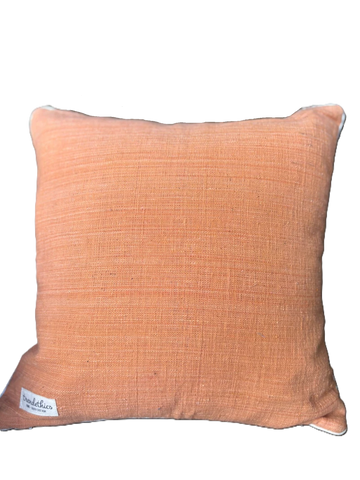 Housse de coussin Dokmai clémentine