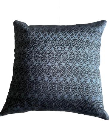 Housse de coussin Kachin bleu nuit