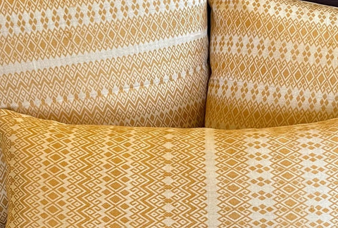 Housse de coussin Kachin caramel