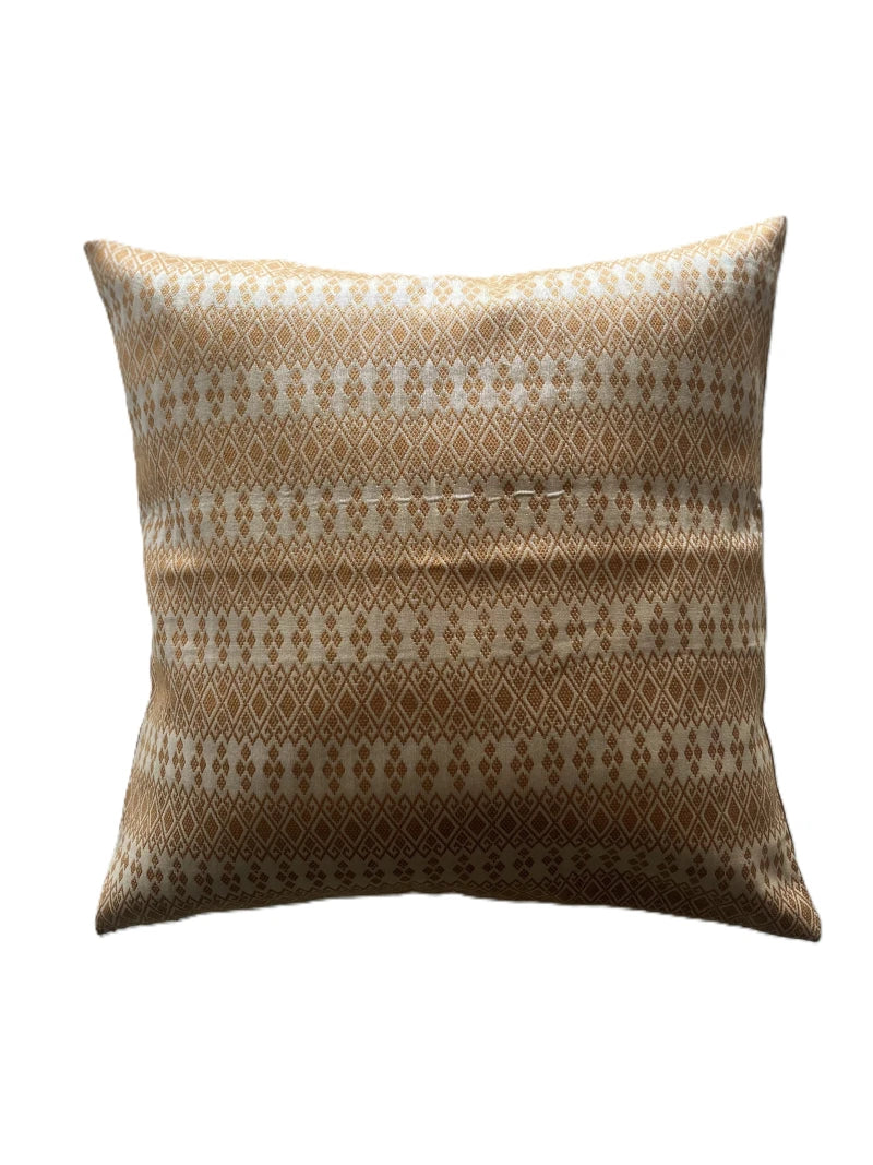 Housse de coussin Kachin caramel