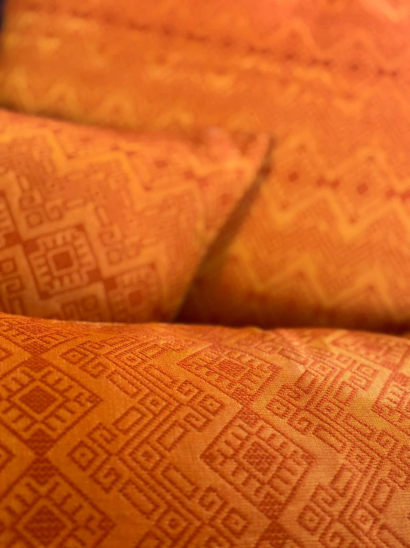 Housse de coussin Kachin orange