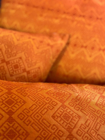 Housse de coussin Kachin orange