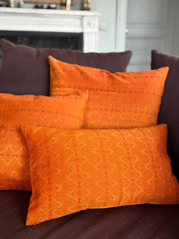Housse de coussin Kachin orange