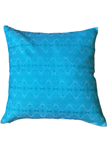 Housse de coussin Kachin turquoise