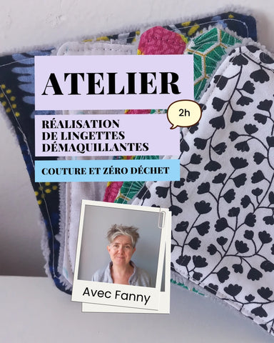 Atelier : réalisation de lingettes démaquillantes