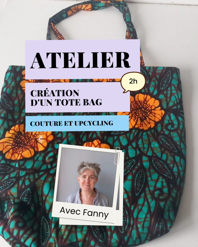 Atelier création d'un tote bag