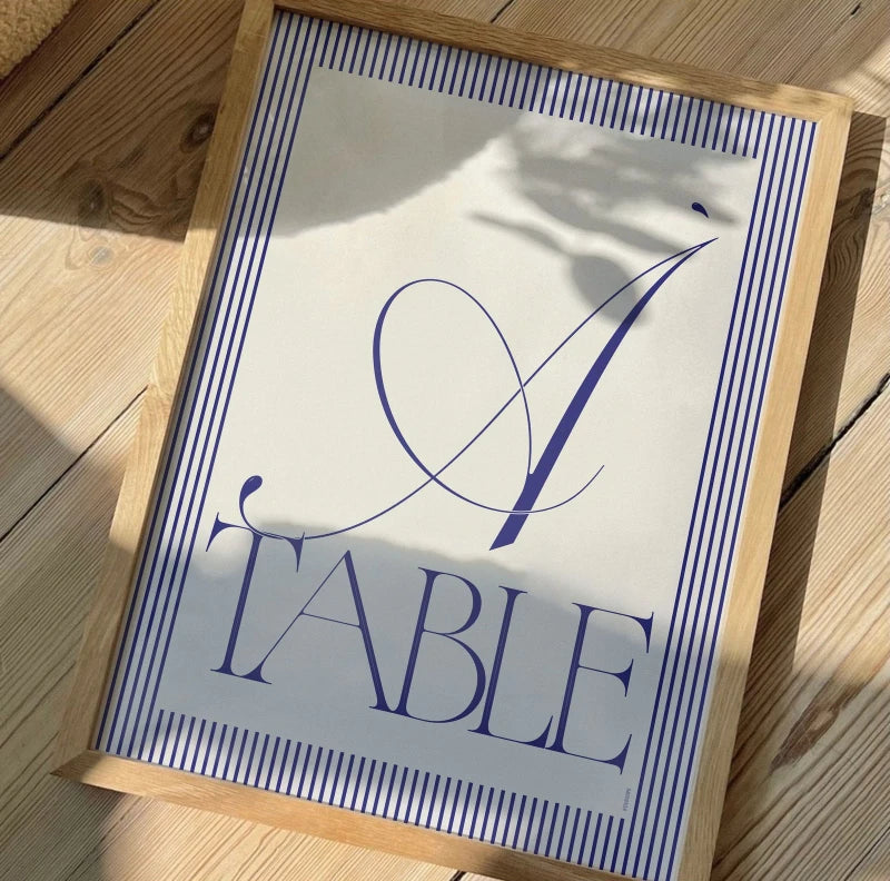 À table | Affiche