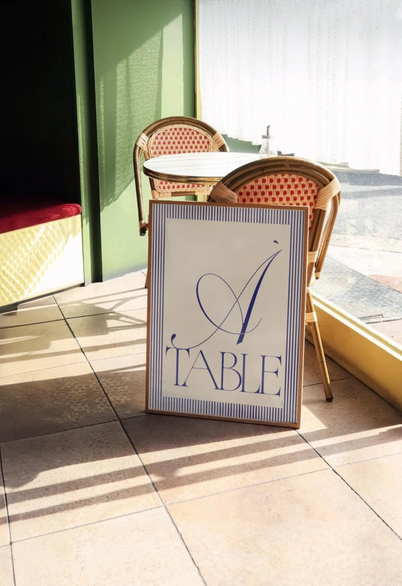 À table | Affiche