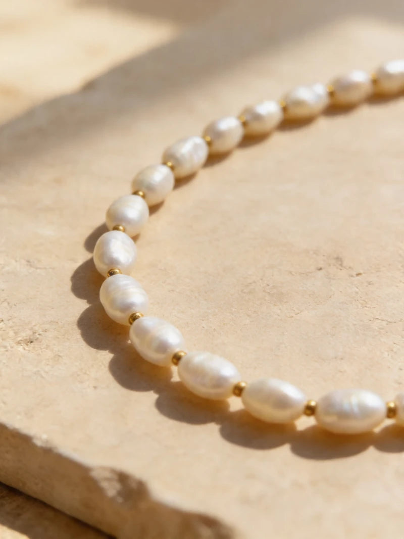 Collier Ondine - Gold Filled 14k et Perles de Culture
