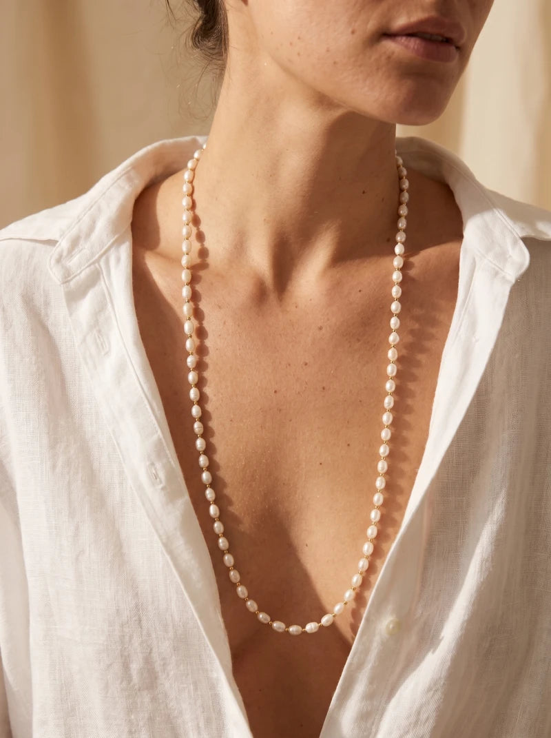 Collier Ondine - Gold Filled 14k et Perles de Culture
