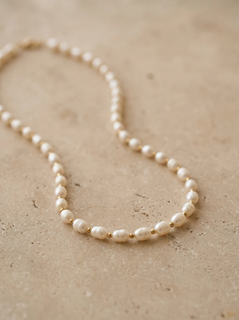 Collier Ondine - Gold Filled 14k et Perles de Culture
