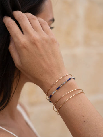 Bracelet Happiness – Lapis Lazuli & Aigue-Marine