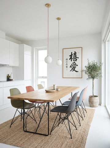 Suspension boule en opaline blanche - Louna