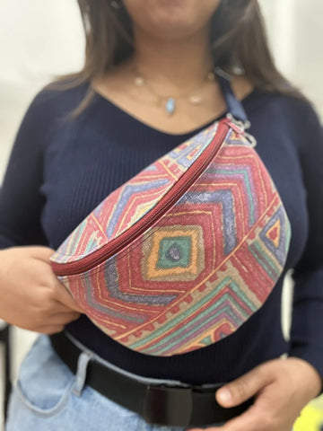 Sac banane à motifs aztec