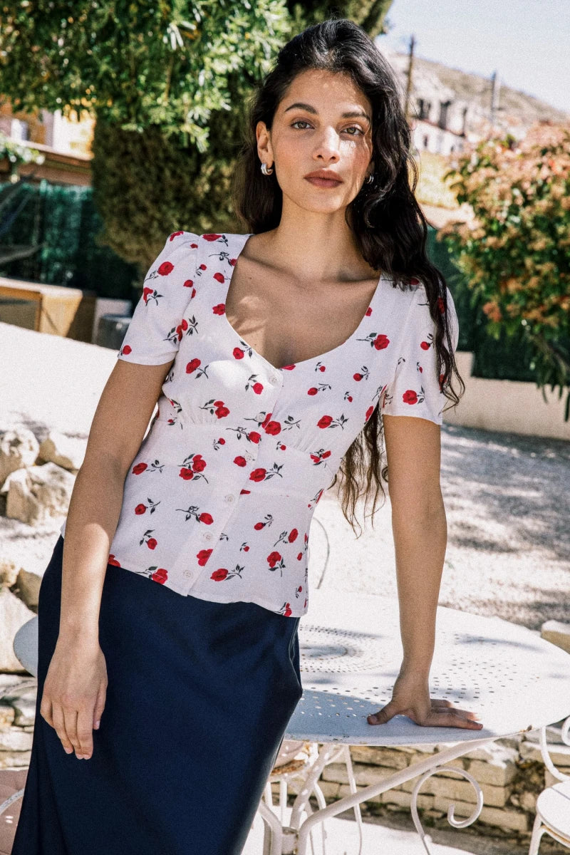 Blouse Althéa blanche