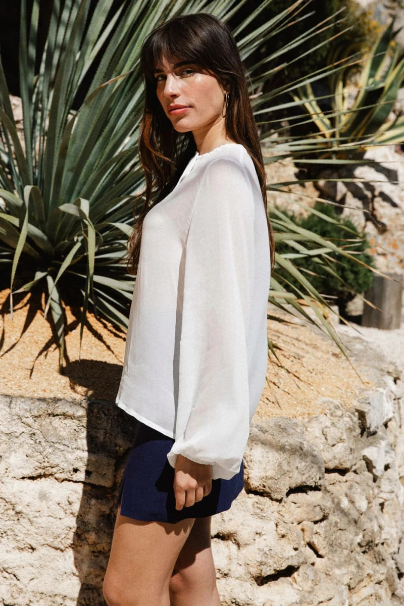 Blouse Silène blanche