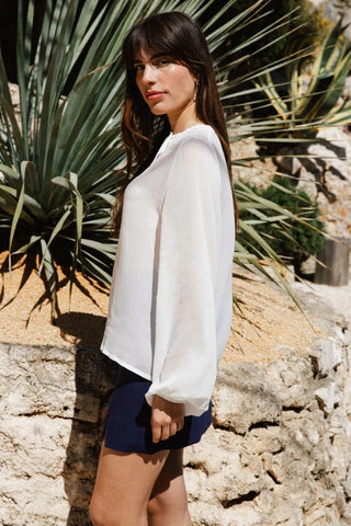 Blouse Silène blanche