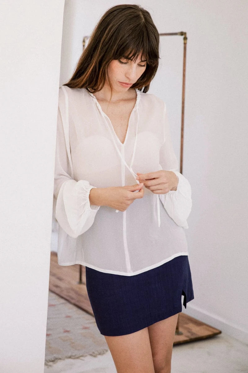 Blouse Silène blanche