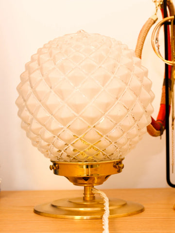 Lampe globe en verre vintage – Raphaële