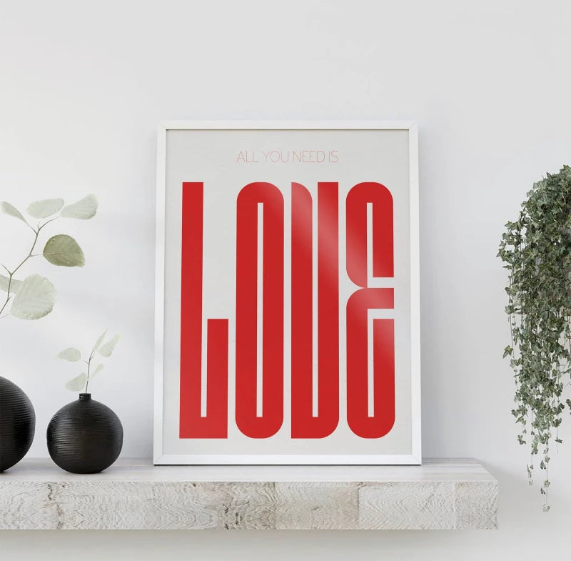 All you need is love | Affiche