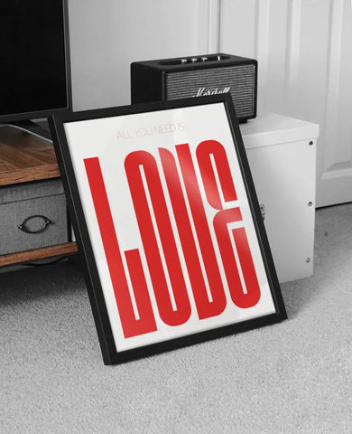 All you need is love | Affiche