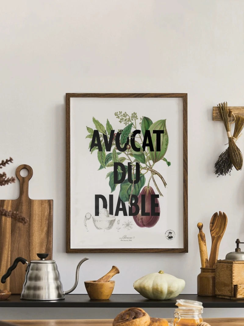 Avocat du diable | Affiche botanique