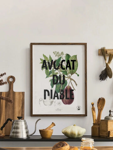 Avocat du diable | Affiche botanique