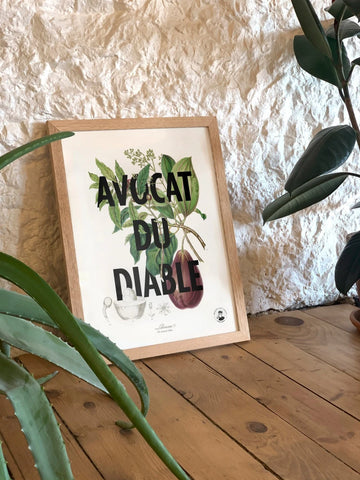 Avocat du diable | Affiche botanique