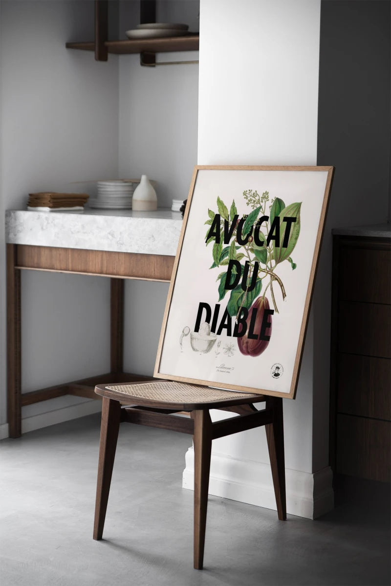 Avocat du diable | Affiche botanique