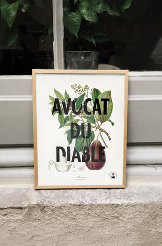 Avocat du diable | Affiche botanique
