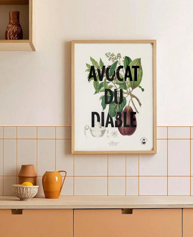 Avocat du diable | Affiche botanique
