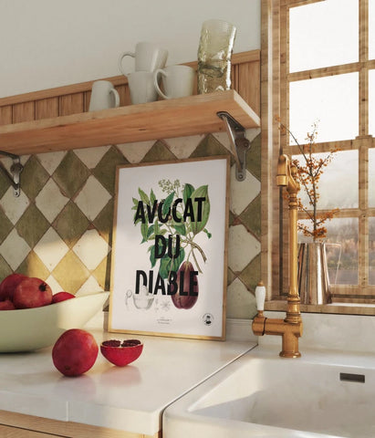 Avocat du diable | Affiche botanique