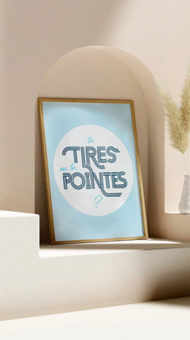 Tu tires ou tu pointes ? | Affiche
