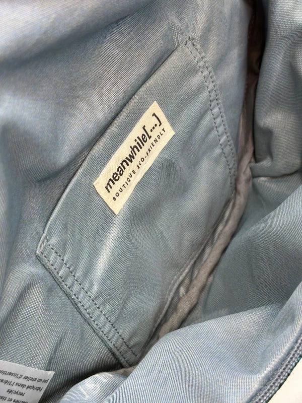 Sac banane vert en tissus d'ameublement