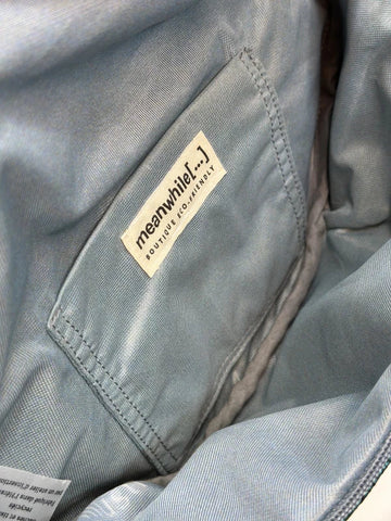 Sac banane vert en tissus d'ameublement