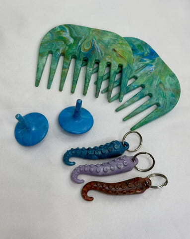 Porte-clefs tentacule
