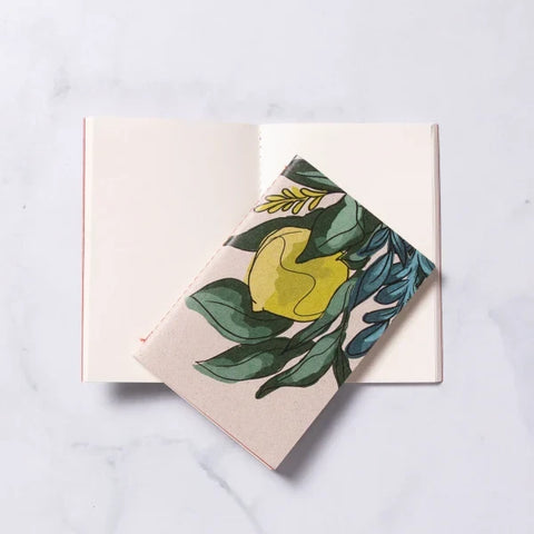 Mini carnet en papier recyclé avec illustration