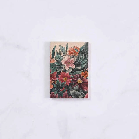 Mini carnet en papier recyclé avec illustration